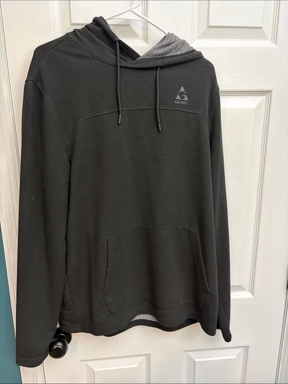 Gerry Weber Men's Black Hooded Pullover Sweatshirt